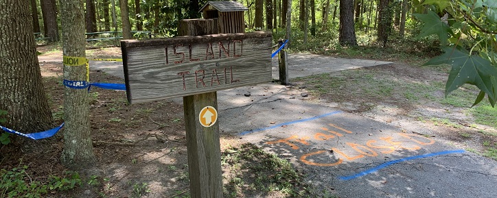 Tillie K. Fowler Park Hiking Trail Closed