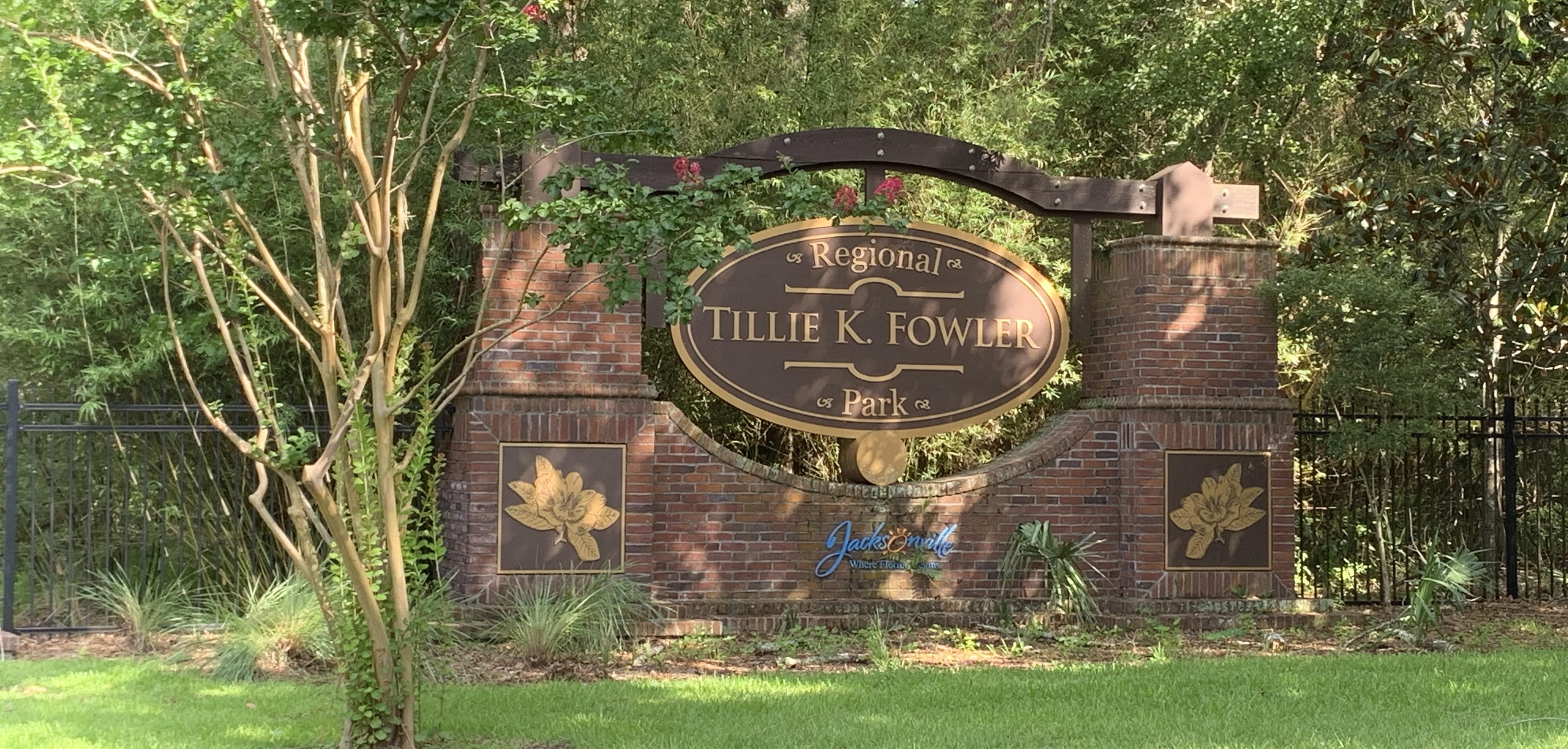 Tillie K. Fowler Park Jacksonville Florida Entrance